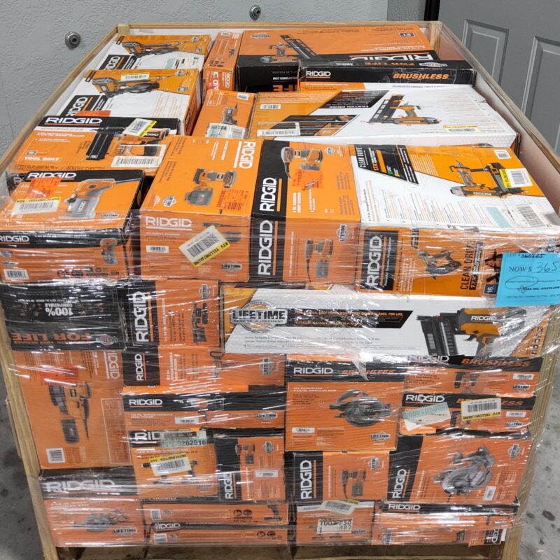 Ridgid Tool Pallets for Sale