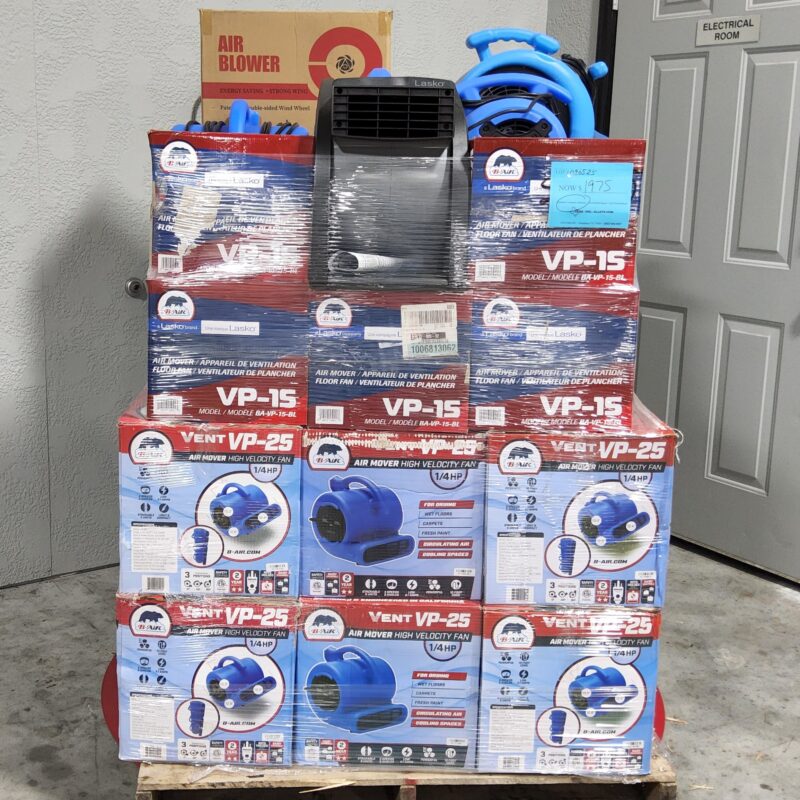 Air Mover Fan Pallets for sale