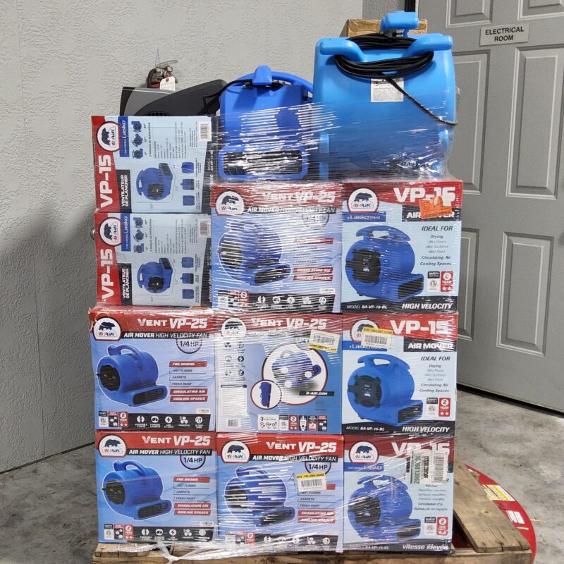 Air Mover Fan Pallets for sale
